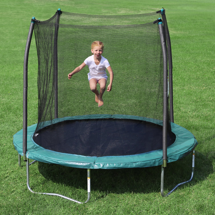Skywalker 8' Round Backyard Trampoline with Safety Enclosure & Reviews